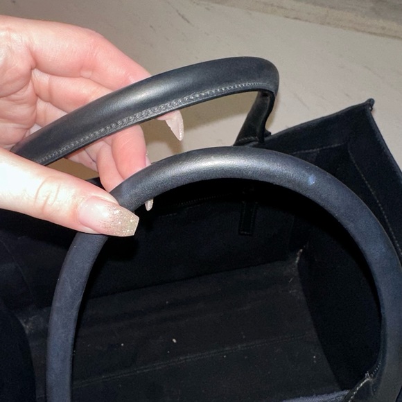 Scripted logo Versace canvas tote - Picture 4 of 5